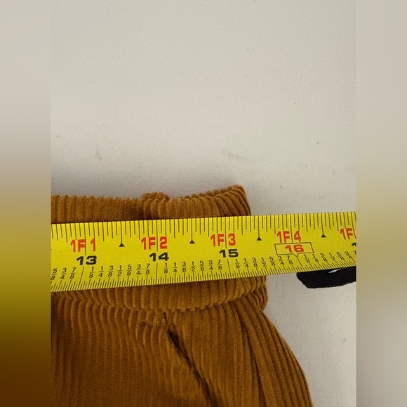 J. Crew Mustard Yellow Corduroy Pants in Women Size 8 100% Cotton EUC - Picture 8 of 11